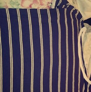 Blue striped shirt